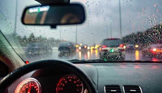 Errores comunes al conducir con lluvia